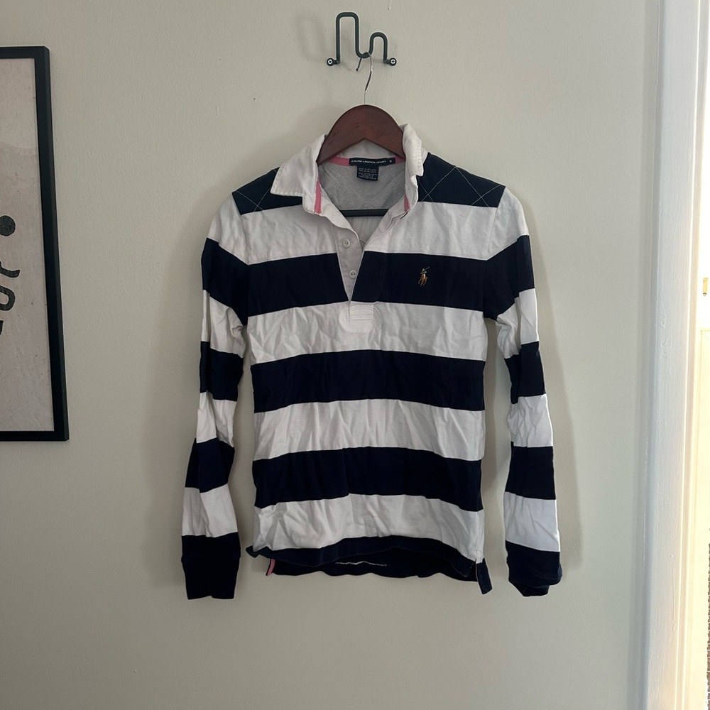 Ralph Lauren Striped Polo Shirt rugby